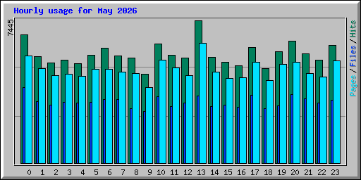 Hourly usage for May 2026